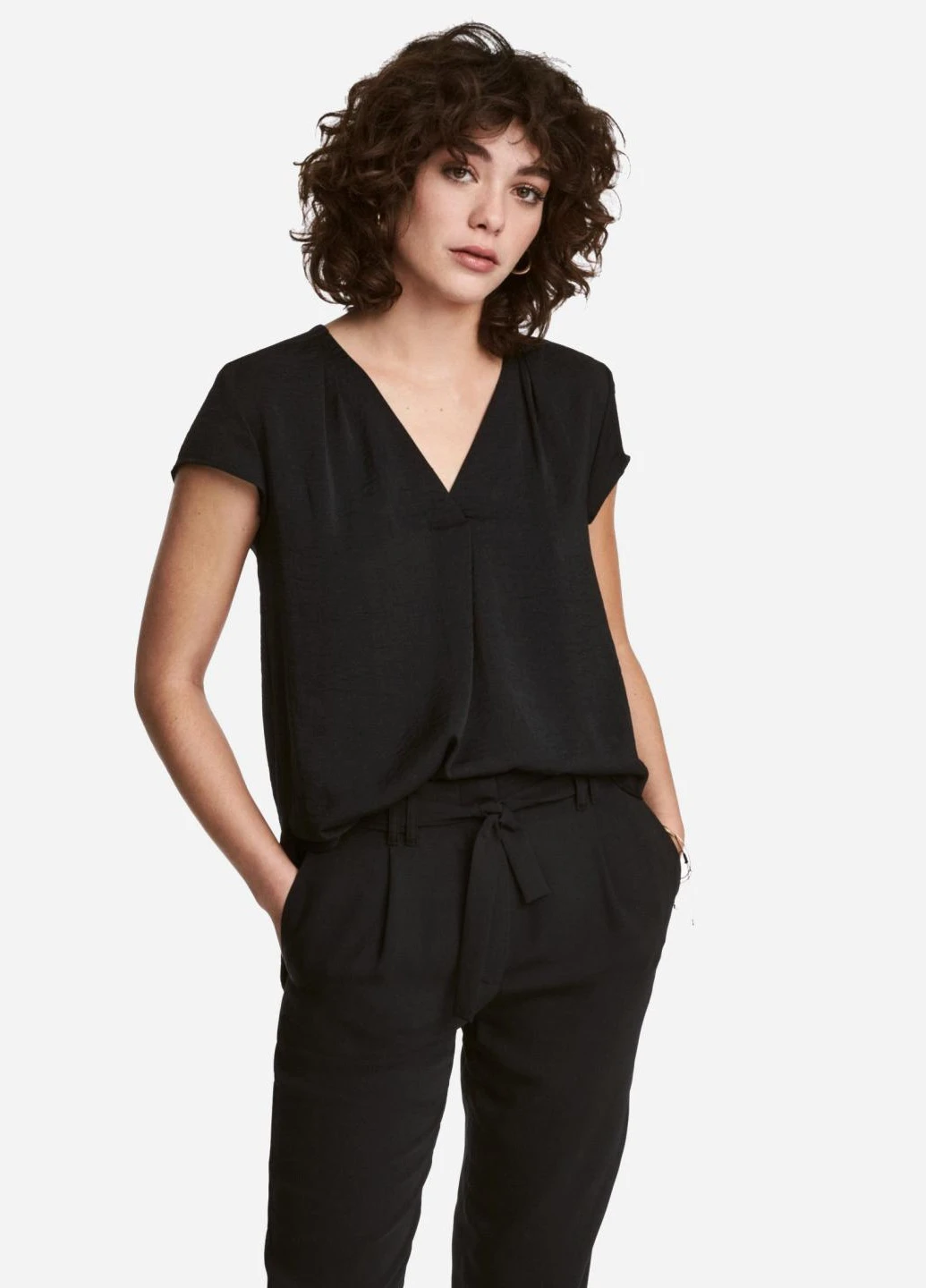 Чорна блуза H&M