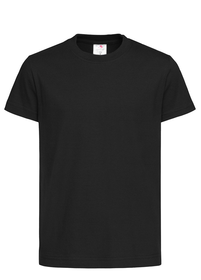 Чорна демісезонна футболка st2200-blo дитяча classic-t kids black opal Stedman