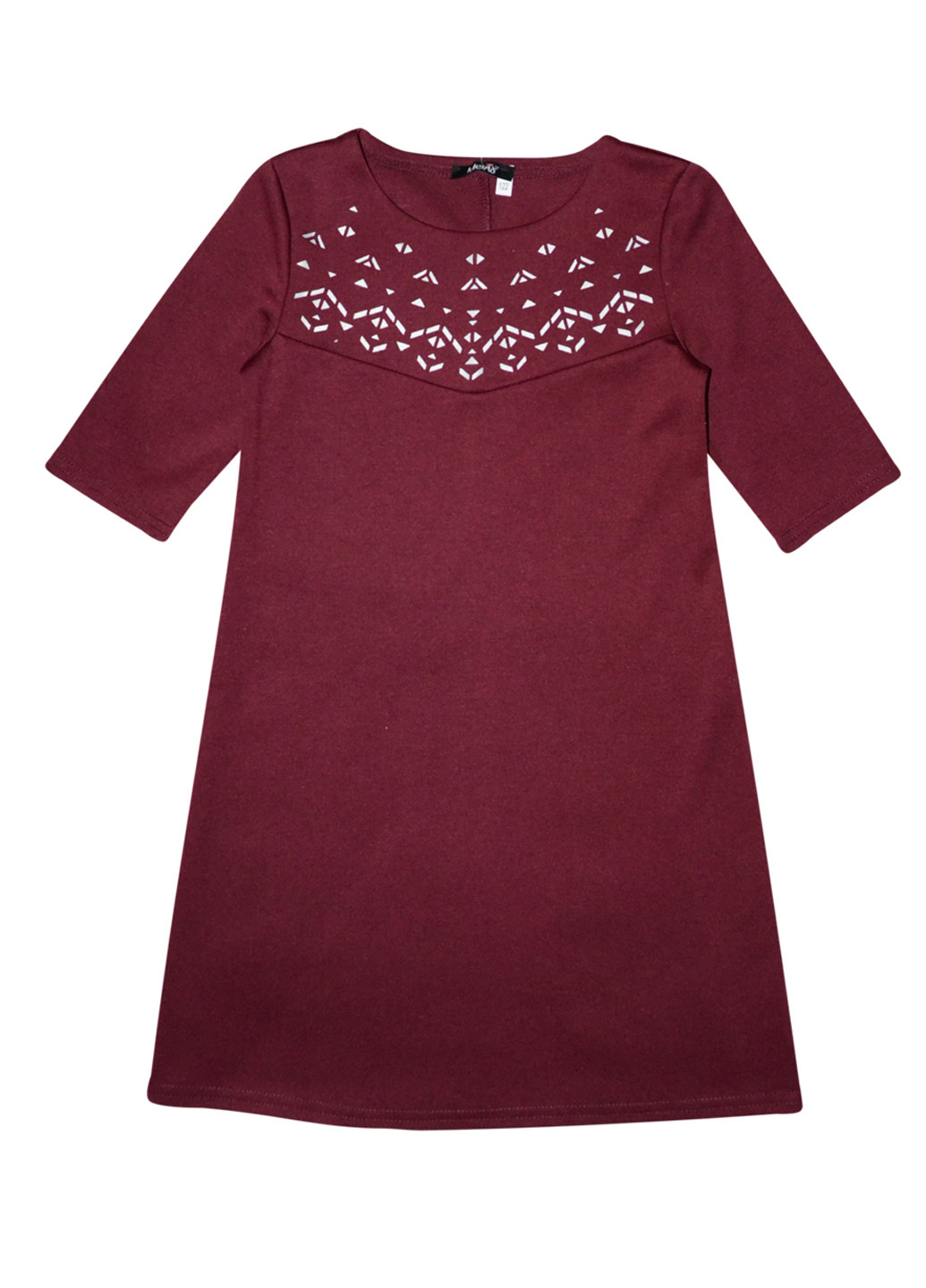 Бордовое платье Mevis (100120918)
