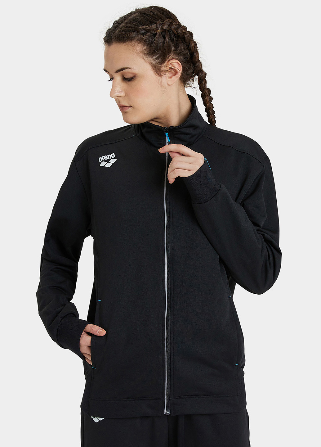 Олімпійка Arena TEAM JACKET PANEL KNITTED POLY (306919824)