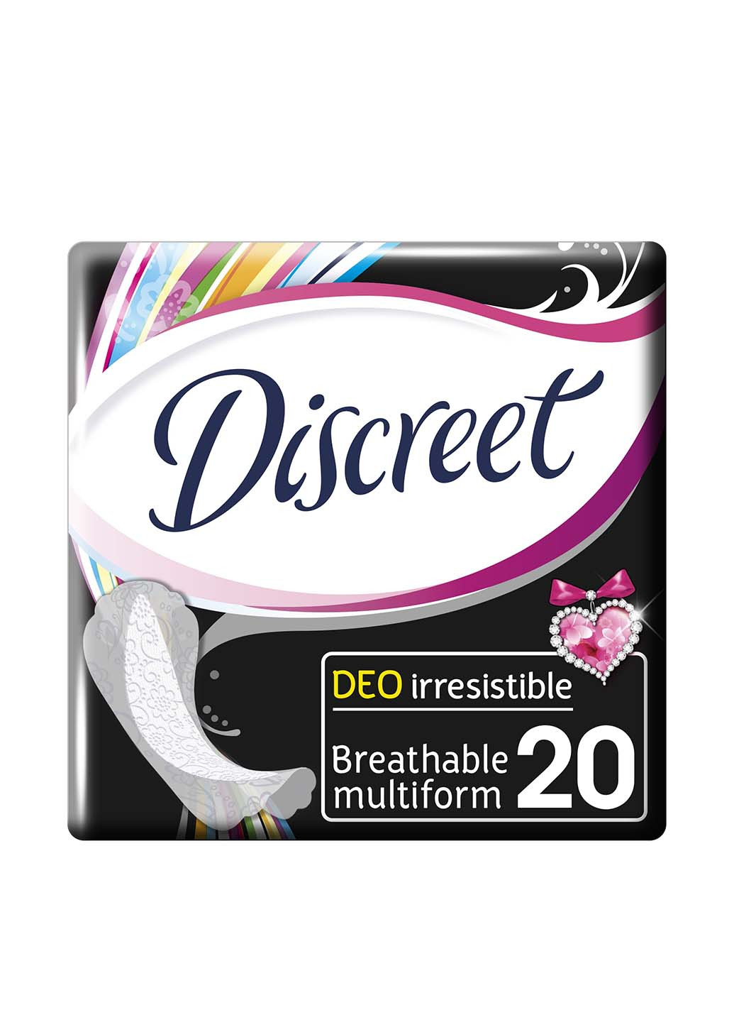 Ежедневные гигиенические прокладки Deo Irresistible Multiform Single, 20 шт Discreet (11746052)