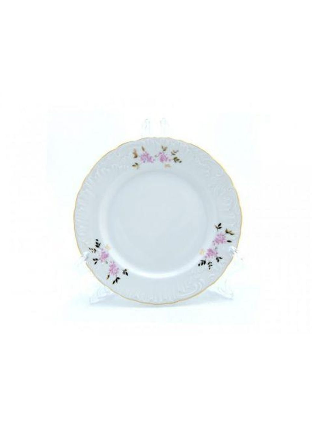 Тарілка обідня Pink Flower 9704-25-T 25 см Cmielow (253613731)