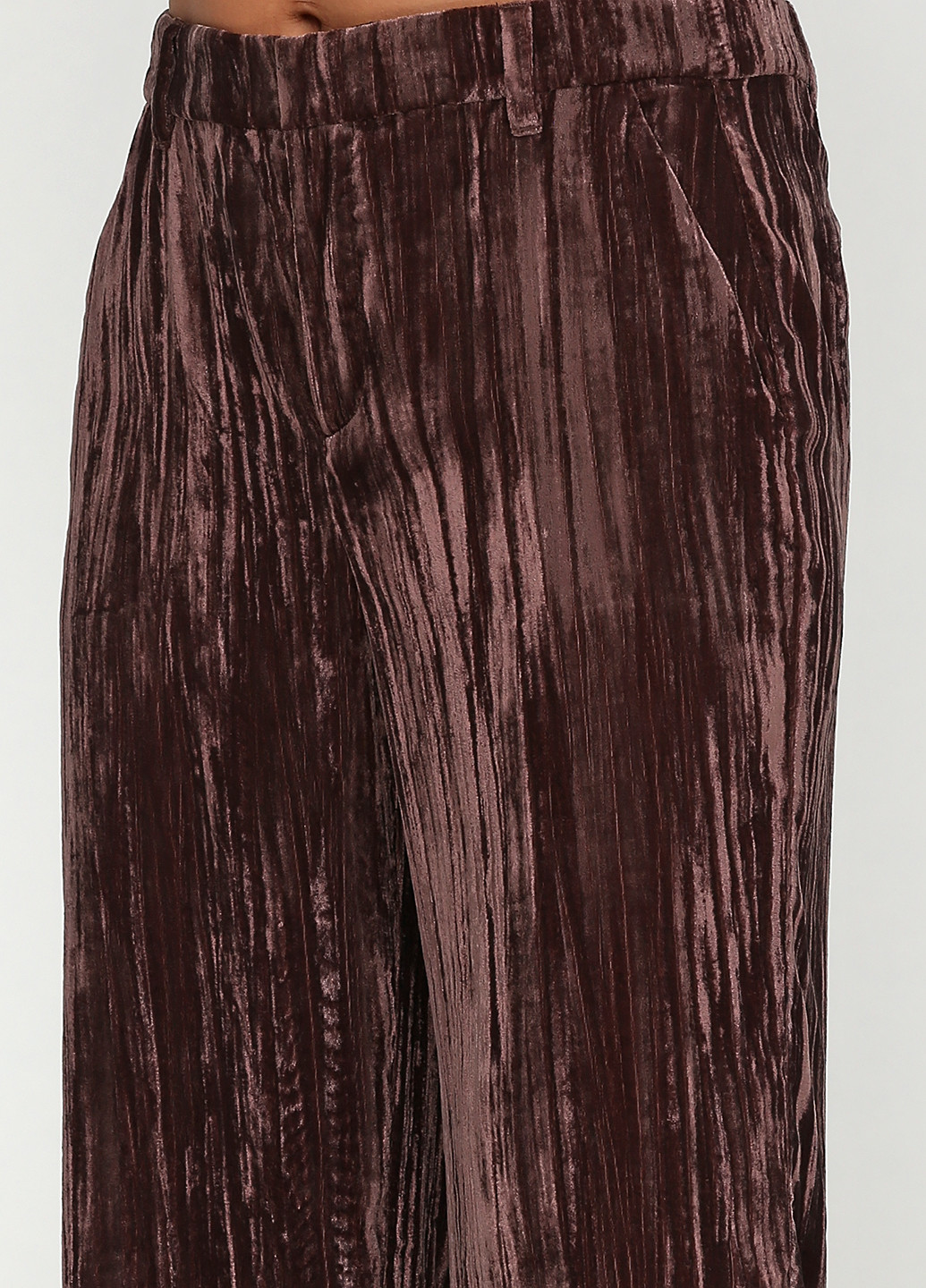 Темно-коричневые кэжуал демисезонные прямые брюки Gap