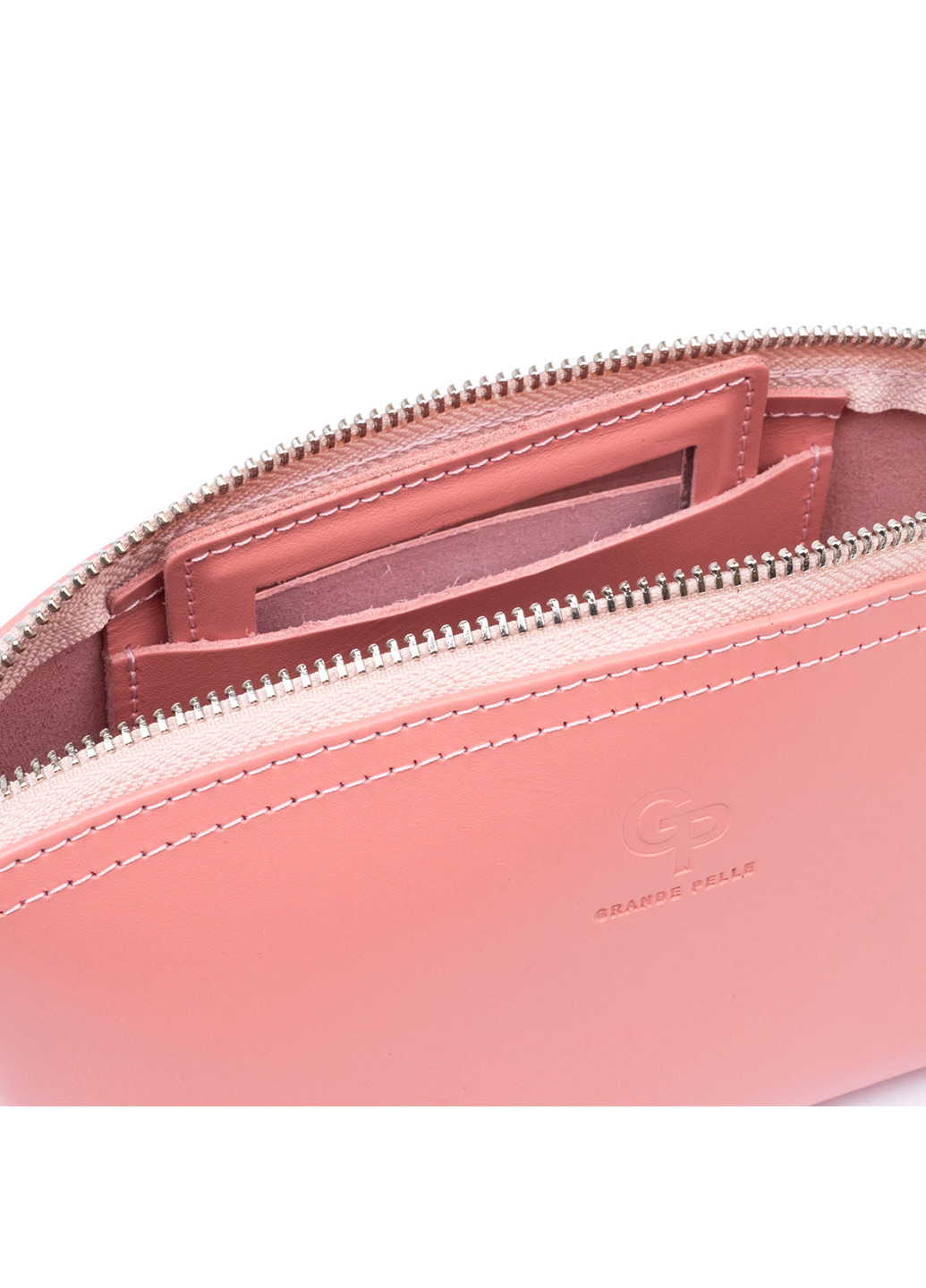 Женская кожаная косметичка 23х10,5х7,5 см Grande Pelle (253174936)