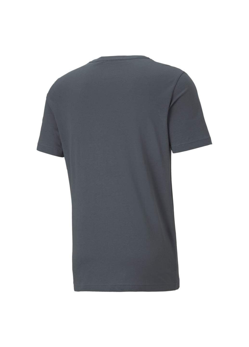 Сіра футболка essentials+ 2 colour logo men's tee Puma