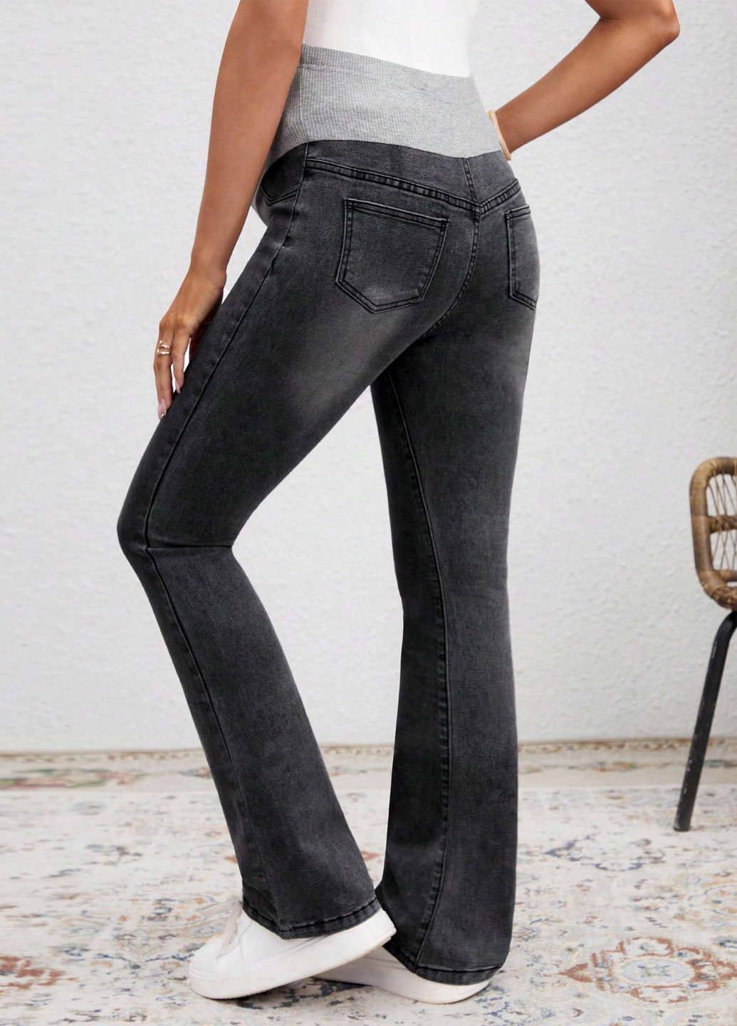 Джинси для вагітних SHEIN - (317223075)