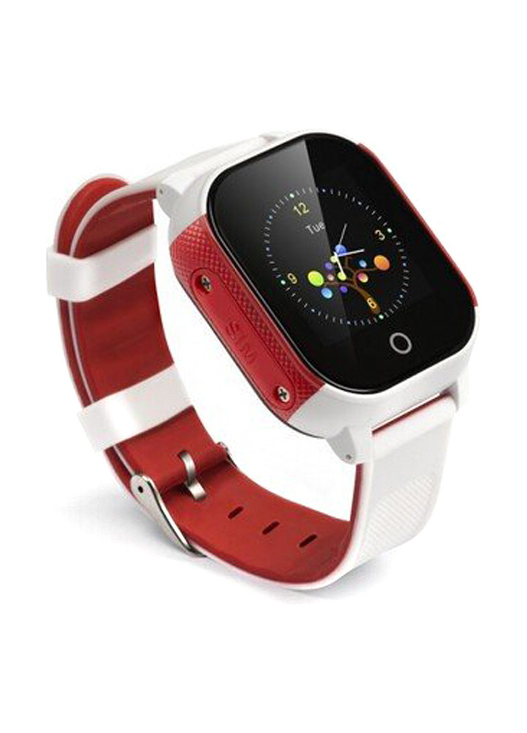 Детские часы-телефон с GPS трекером GOGPS белый с красным GoGPS Me к23 (133807410)