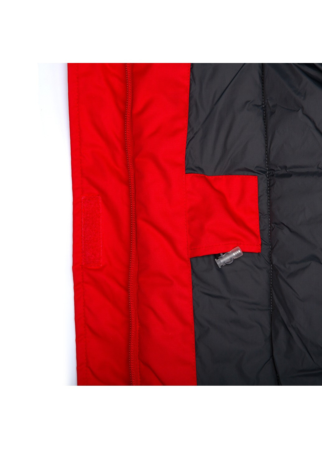 Красная зимняя куртка удлиненная зимняя mona 2 Huppa