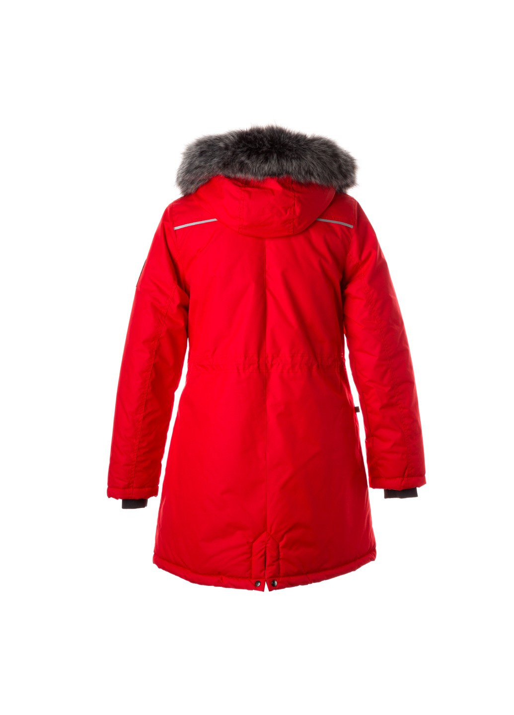 Красная зимняя куртка удлиненная зимняя mona 2 Huppa