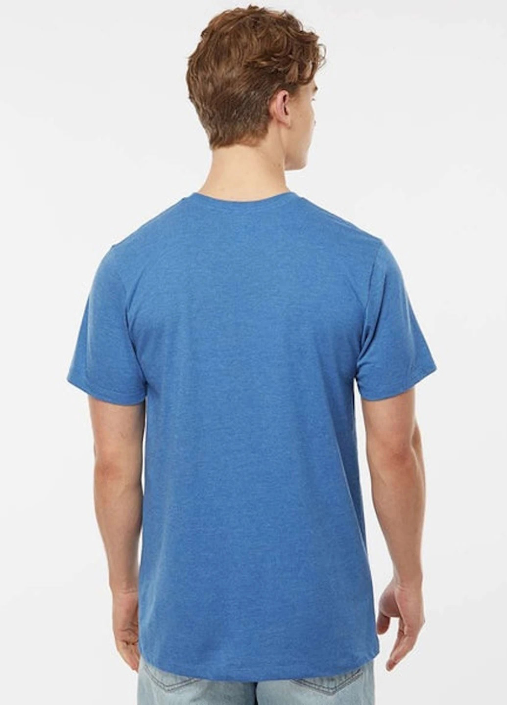 Голубая футболка Tultex
