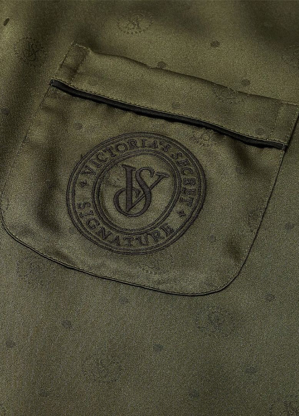 Зелена всесезон піжама (сорочка, штани) сорочка + брюки Victoria's Secret