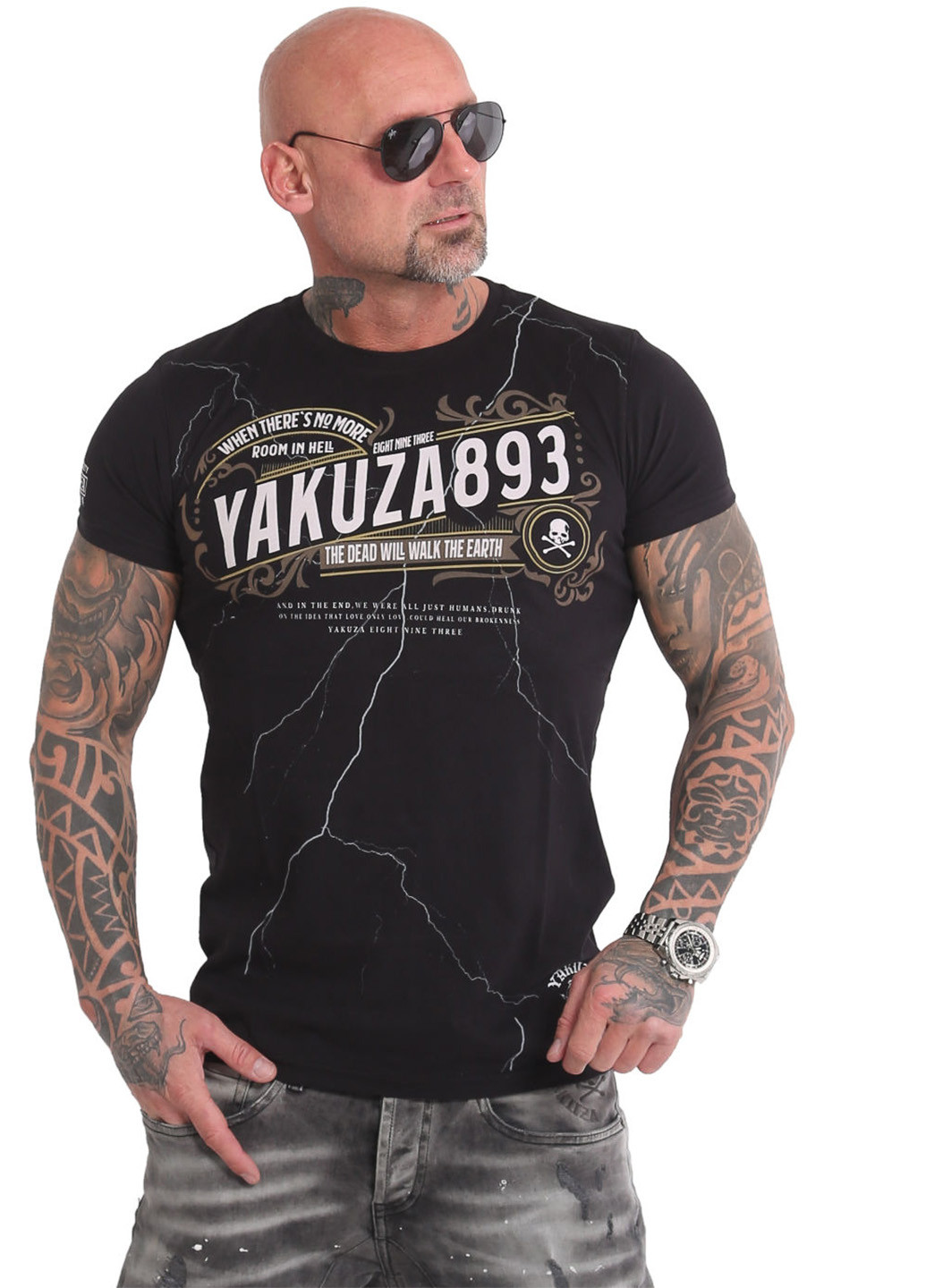 Черная футболка Yakuza