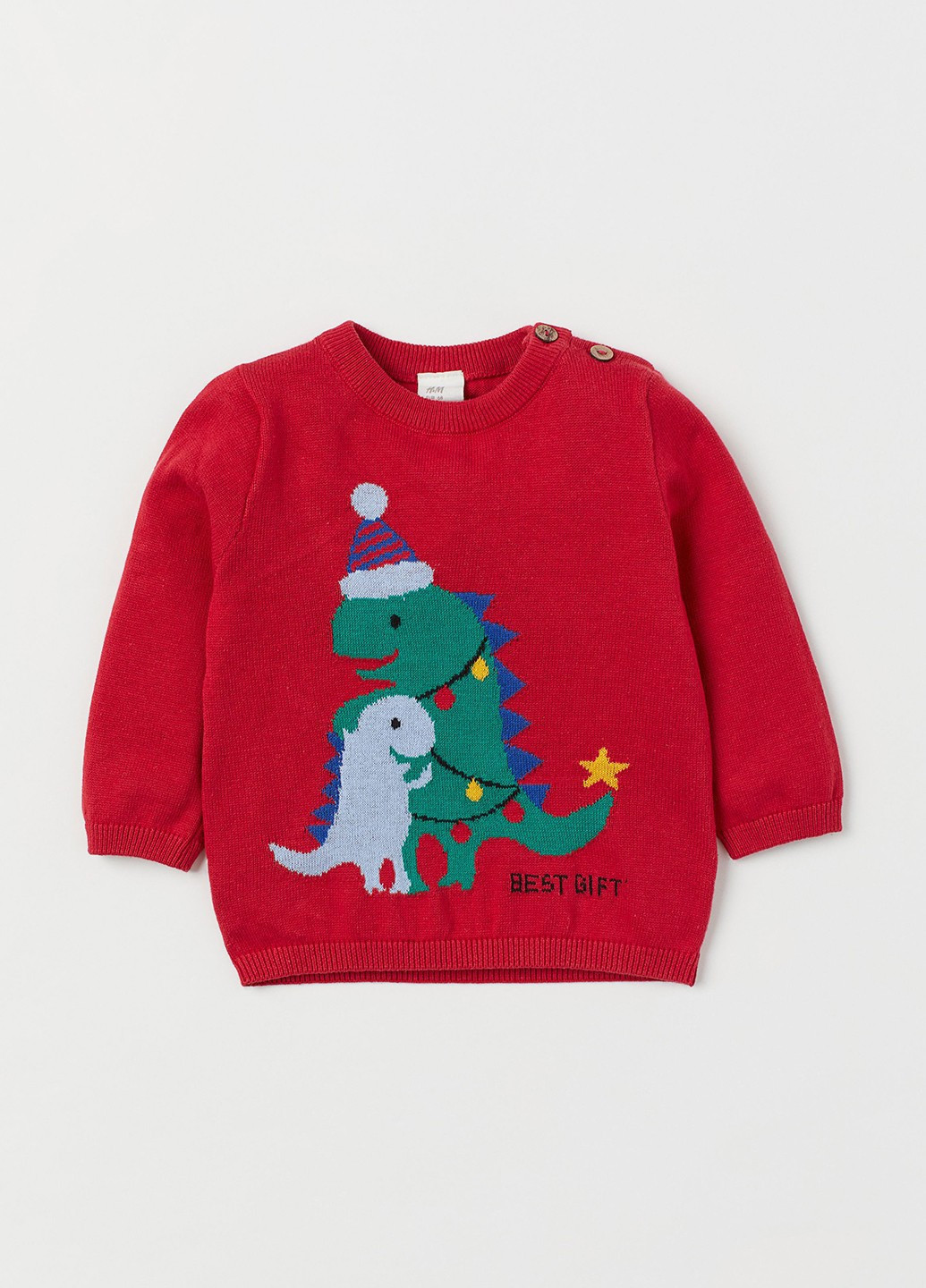 Червоний зимовий джемпер джемпер H&M