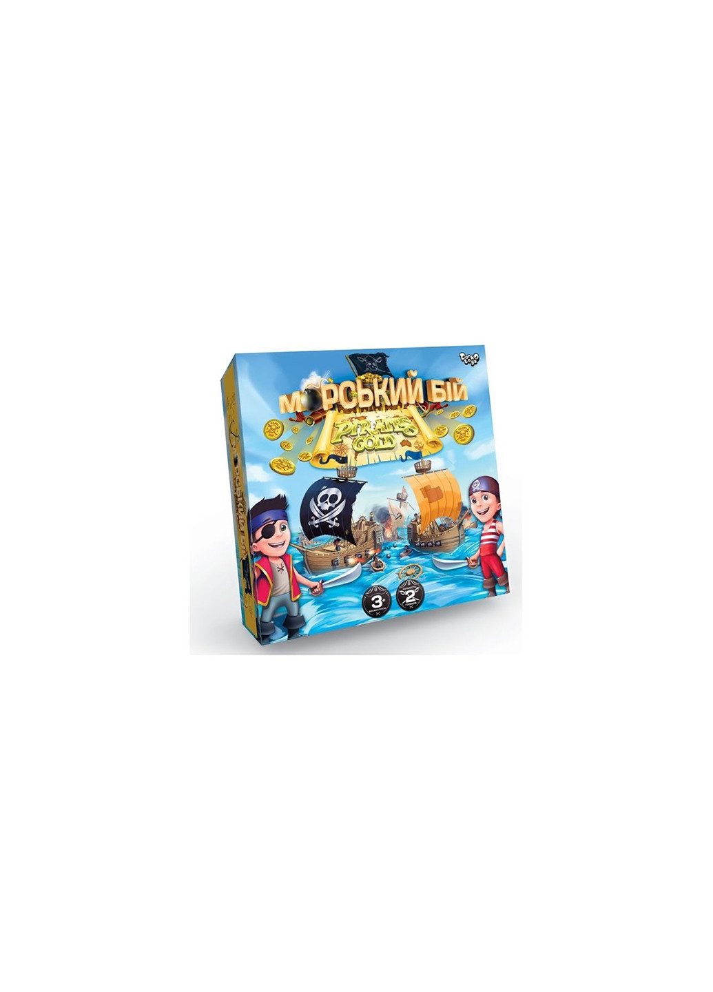 Настольная развлекательная игра "Морской бой. Pirates Gold" Danko Toys g-mb-03u (255259548)