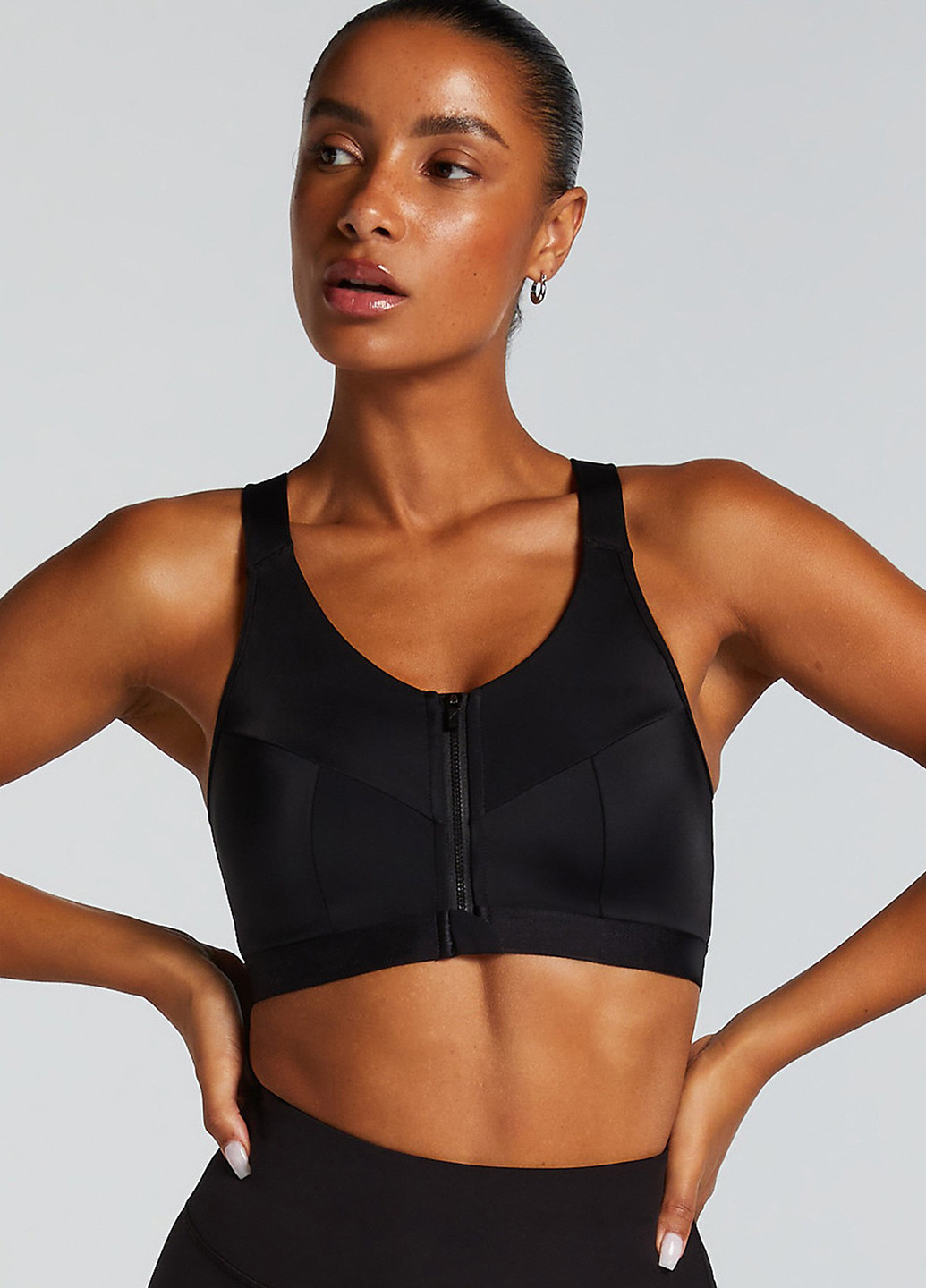 Чорний топ бюстгальтер Hunkemoller без кісточок