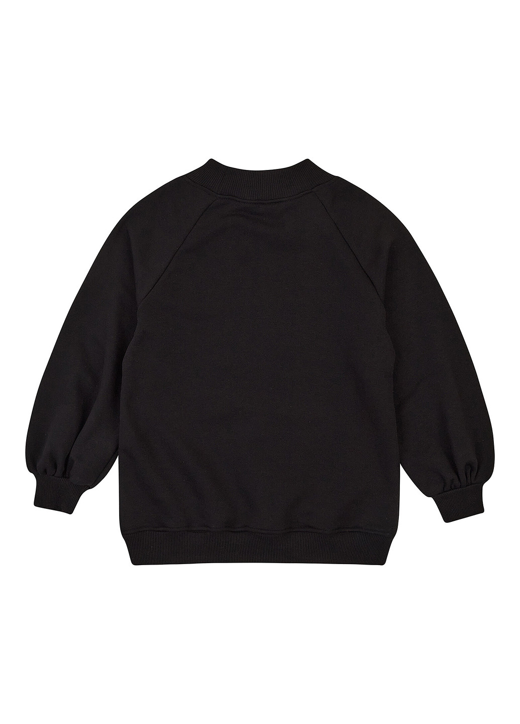 Garnamama свитшот рисунок черный кэжуал хлопок, трехнитка