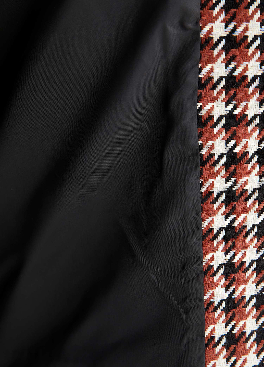 Куртка-рубашка DeFacto гусиная лапка коричневая кэжуал