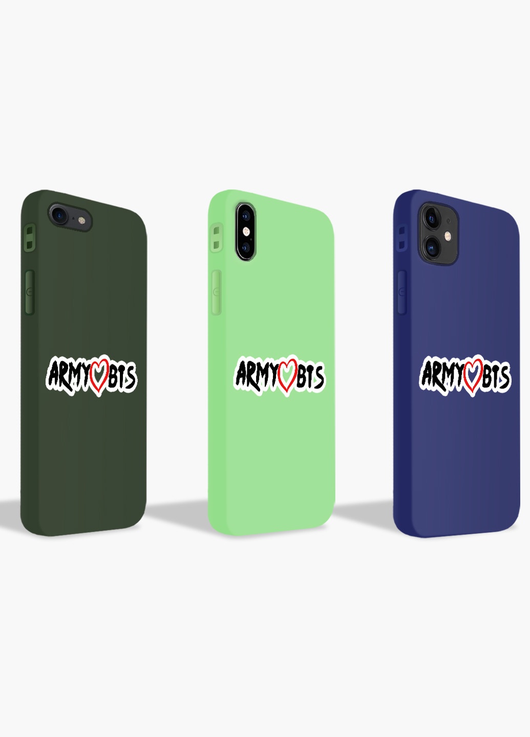 Чохол силіконовий Apple Iphone Xs Max БТС (BTS) (8226-1100) MobiPrint (219356035)