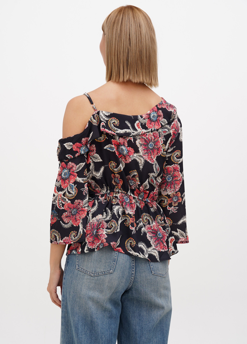 Чёрная блуза Sassofono Club