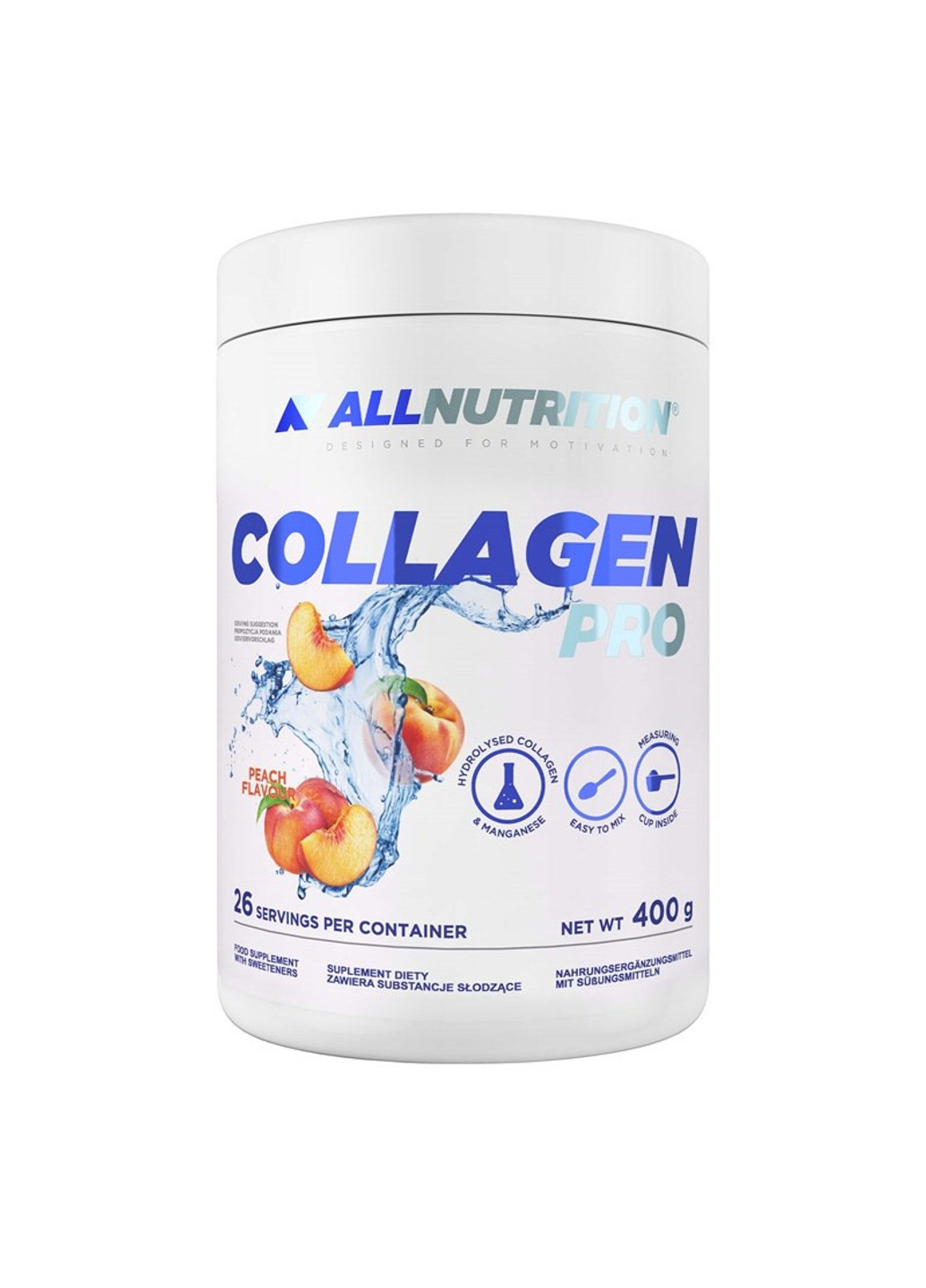 Коллаген Collagen Pro 400 грамм Персик Allnutrition (255408186)