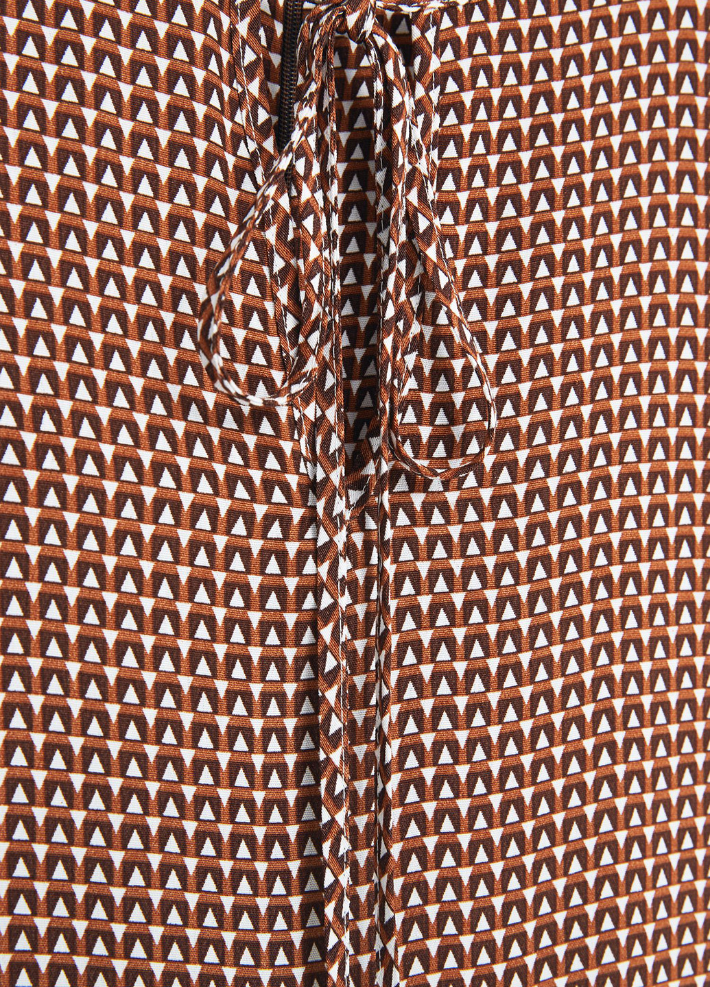 Комбинезон Mango комбинезон-шорты геометрический коричневый кэжуал