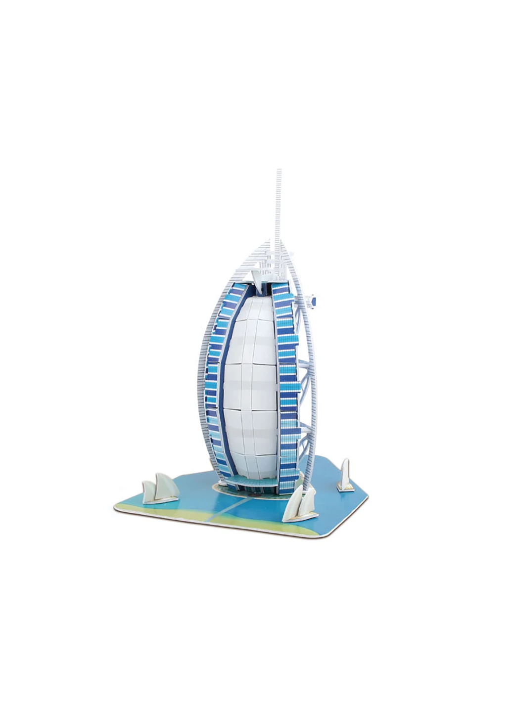3D пазлы картон (BURS AL ARAB DUBAI) ZEINDUSTRY TOYS 168-B7 (255259805)