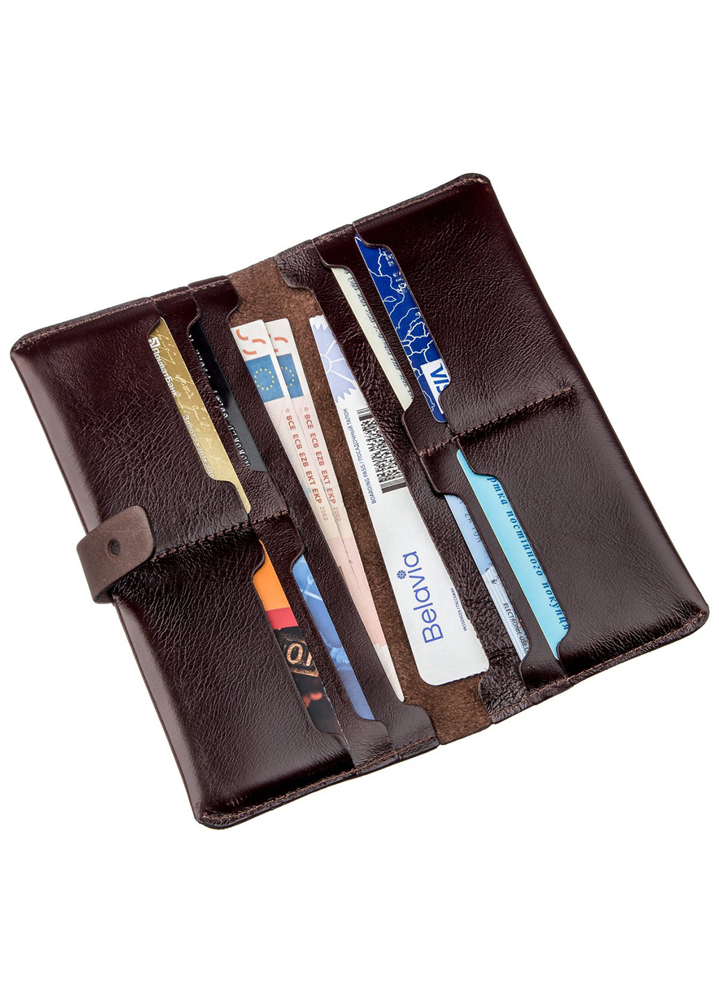 Мужской кожаный кошелек 19,5х9,5х1 см Shvigel (252132811)