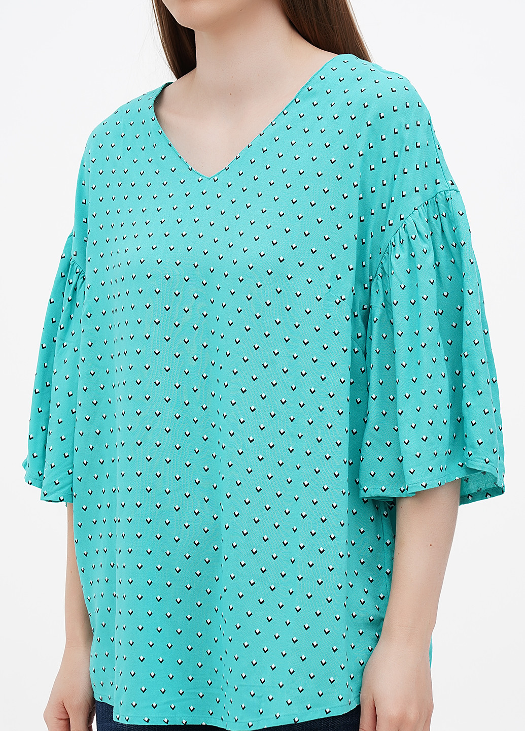 Бірюзова блуза Ambria