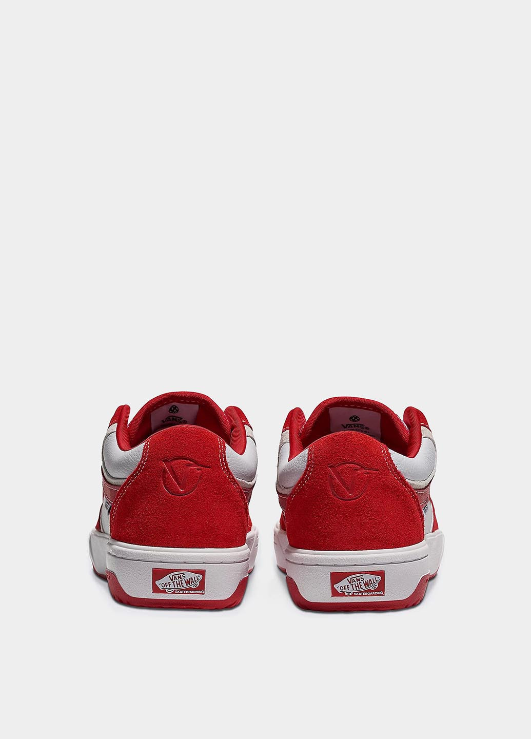 Красные демисезонные кроссовки Vans
