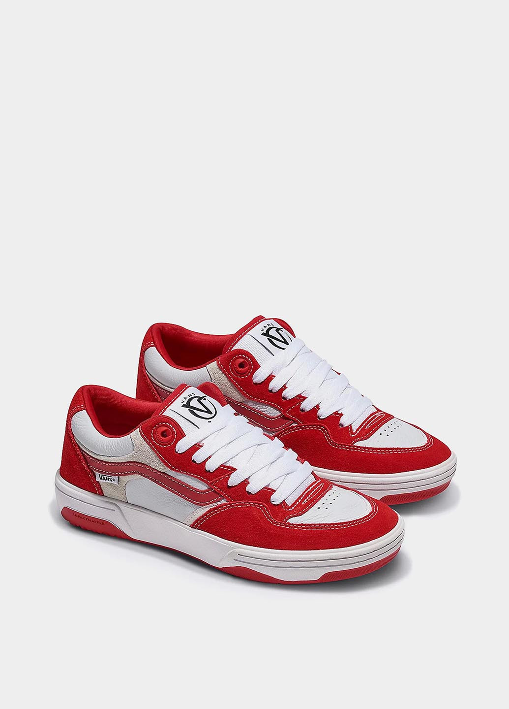 Красные демисезонные кроссовки Vans