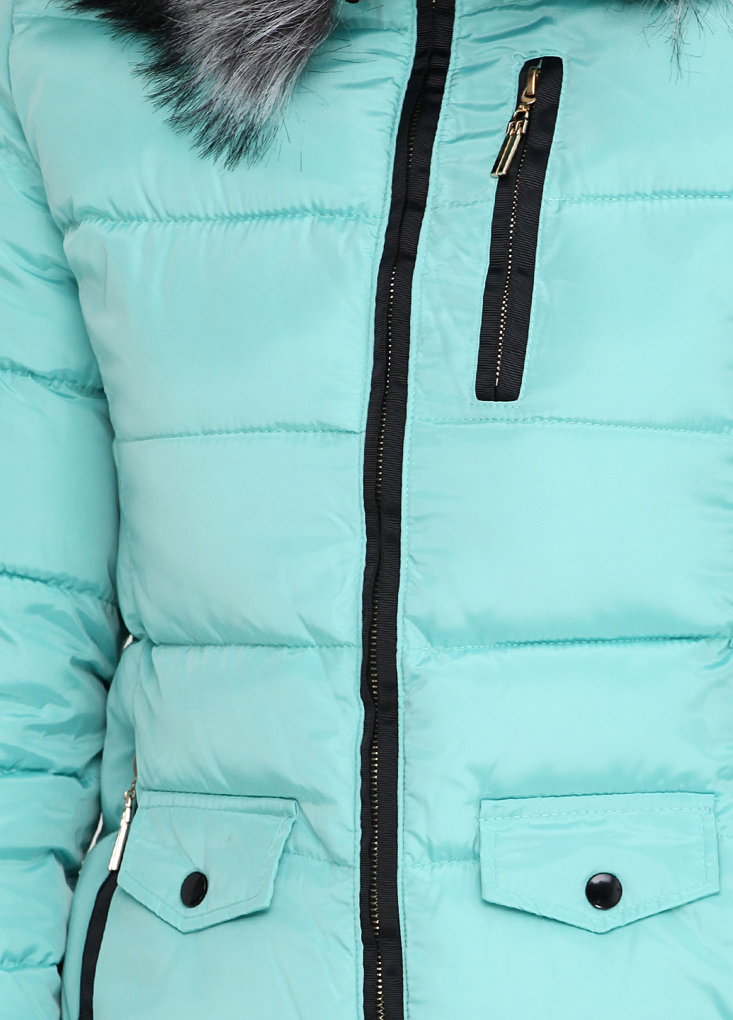 Мятная зимняя куртка Xueziyu