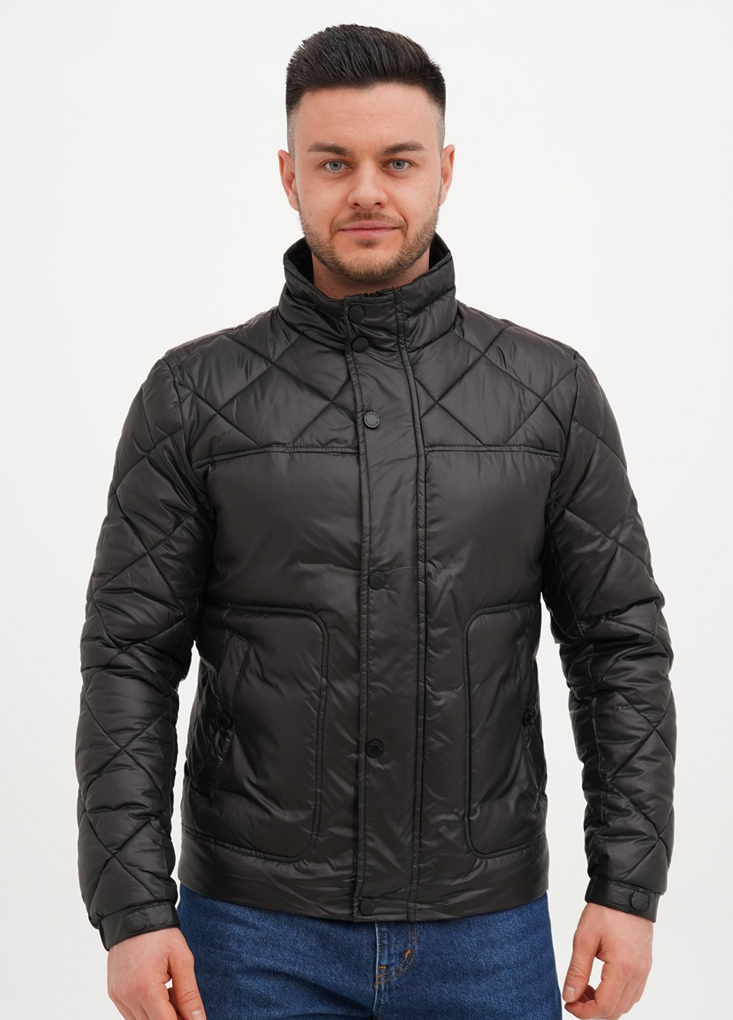 Черная демисезонная куртка Trend Collection