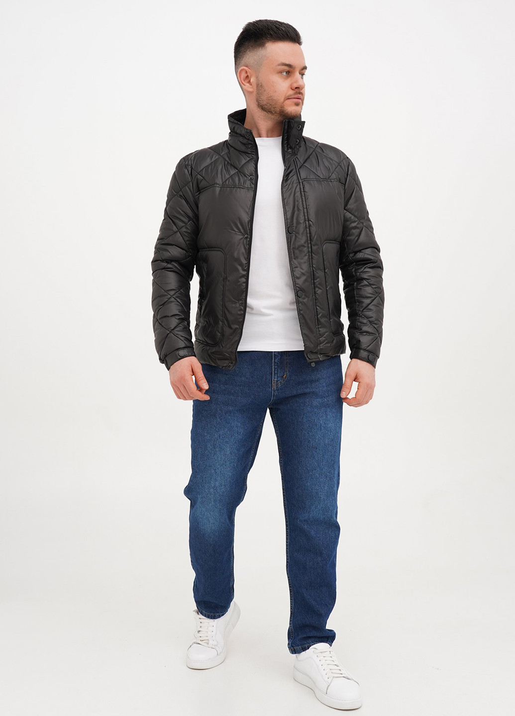 Черная демисезонная куртка Trend Collection