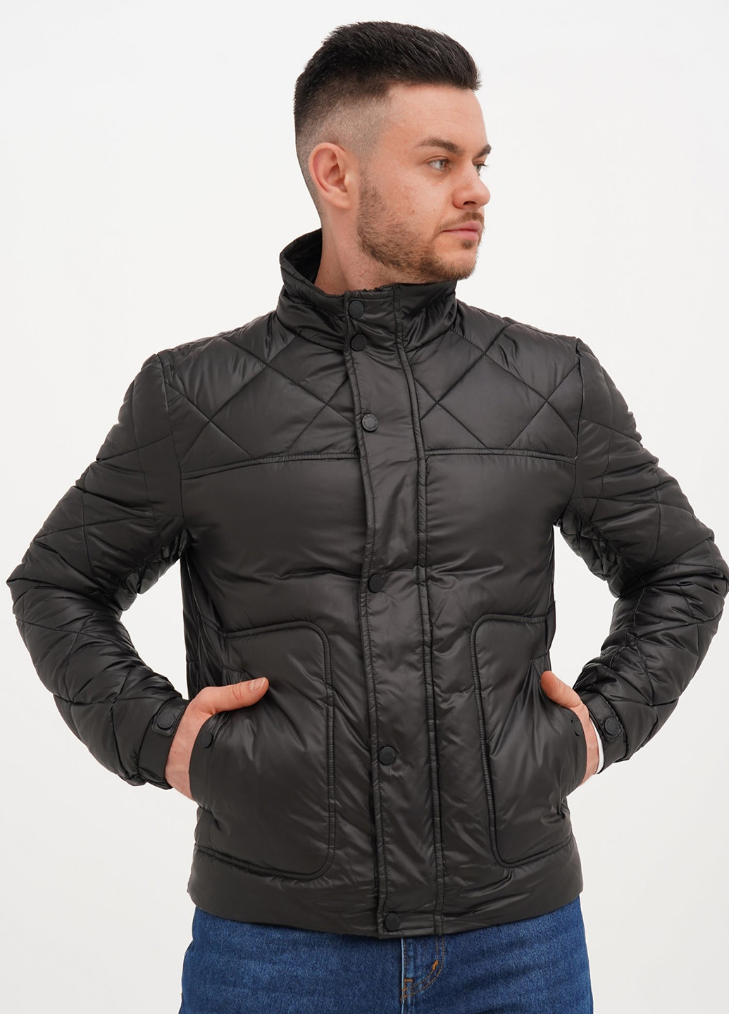 Черная демисезонная куртка Trend Collection