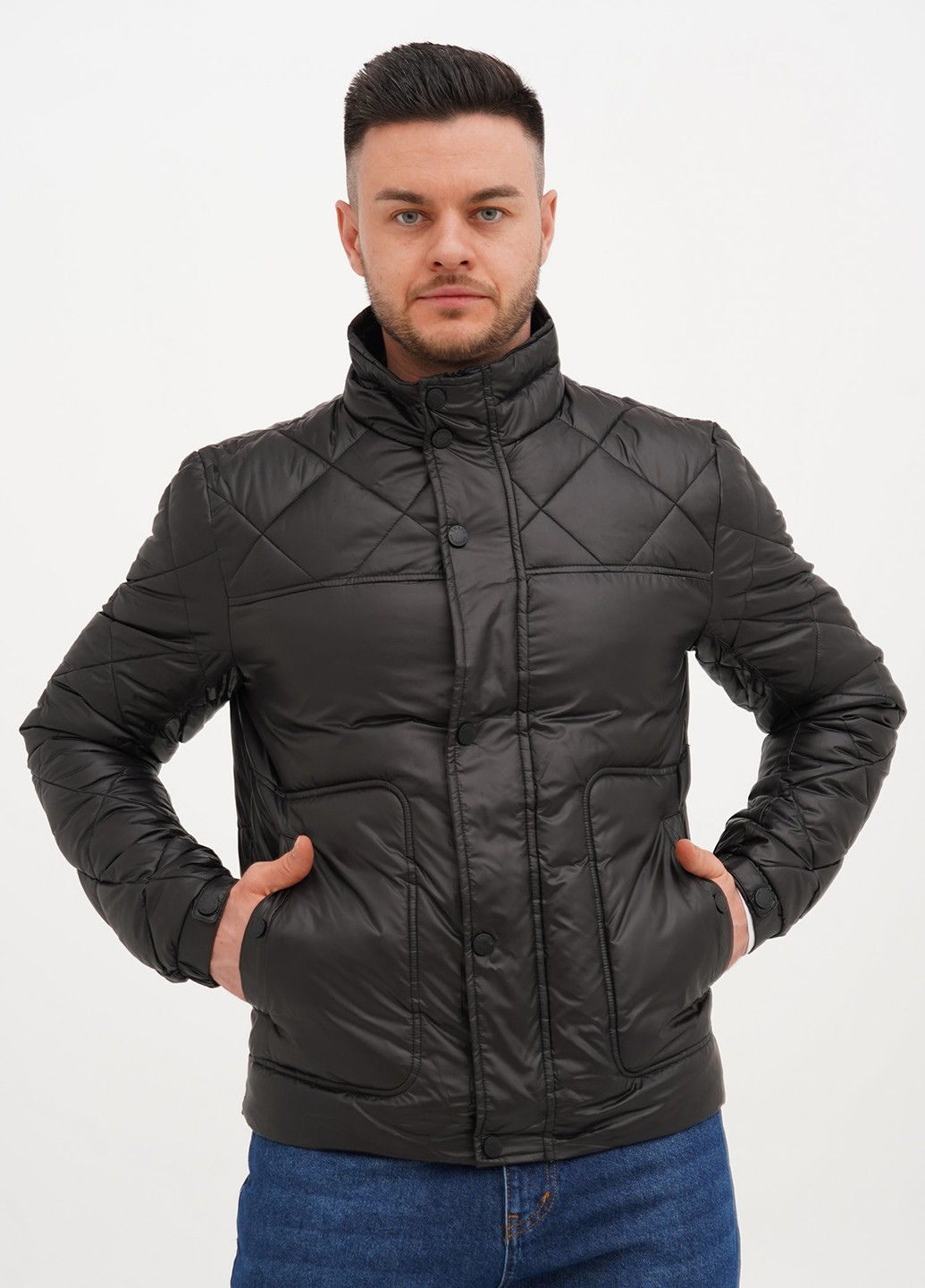 Черная демисезонная куртка Trend Collection