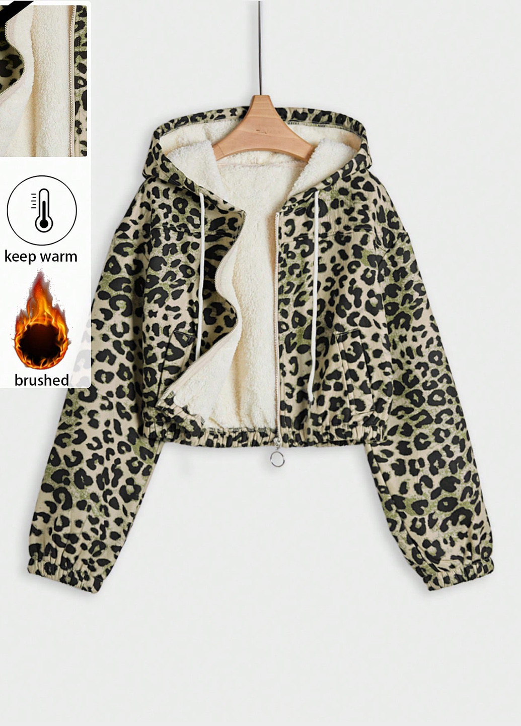 Комбинированная демисезонная куртка SHEIN