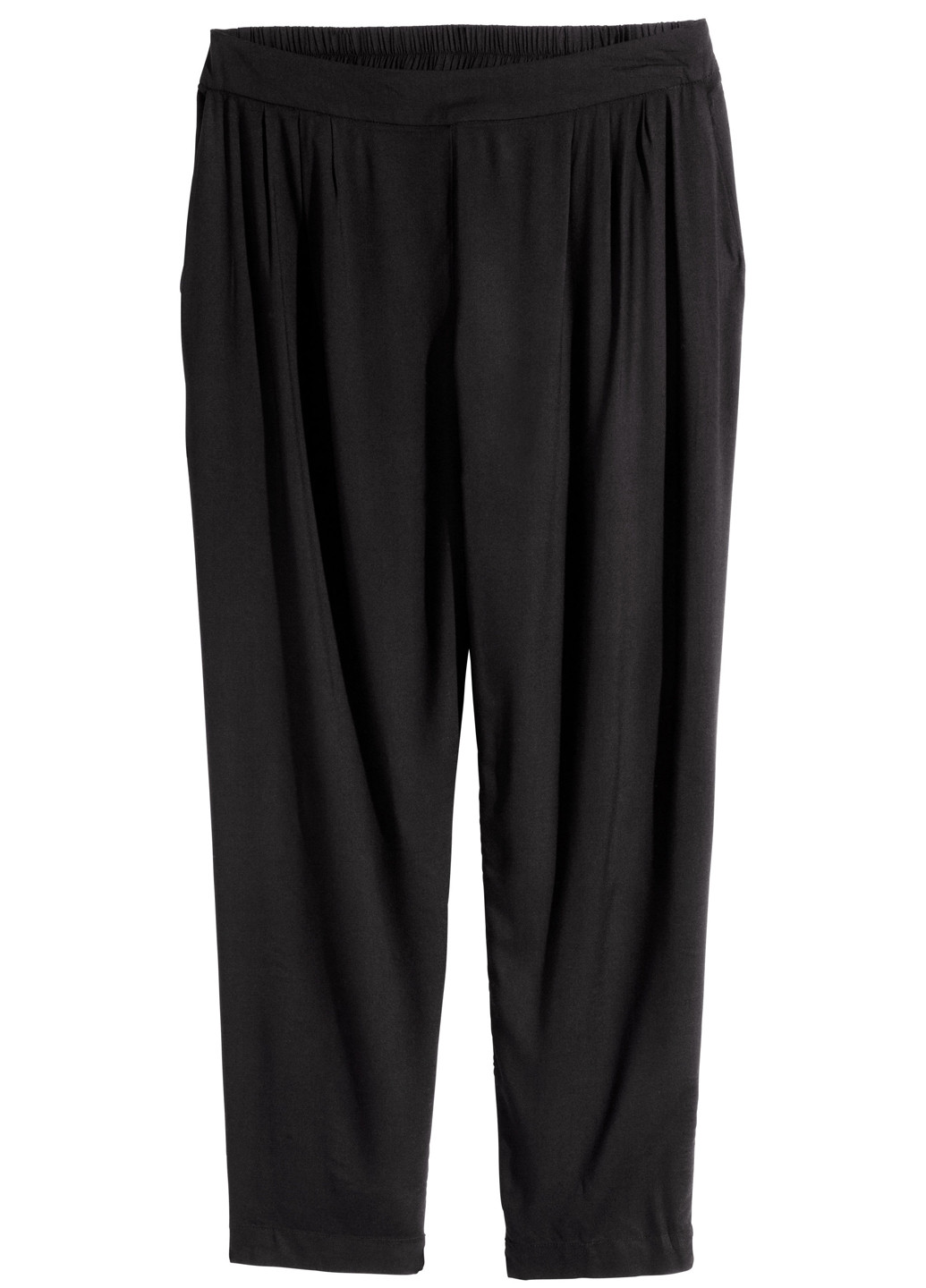Черные кэжуал летние шаровары брюки H&M