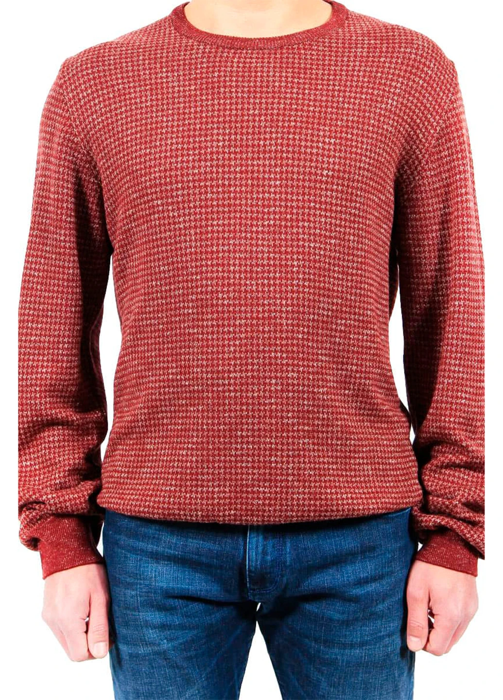 Терракотовый зимний джемпер Trussardi Jeans