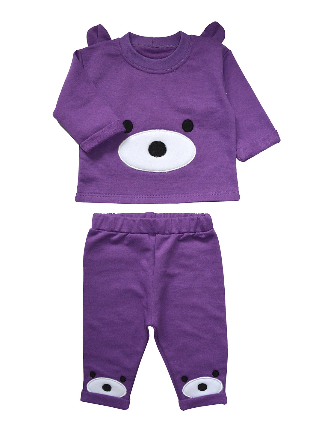 Фиолетовый демисезонный комплект (кофта, брюки) Малена