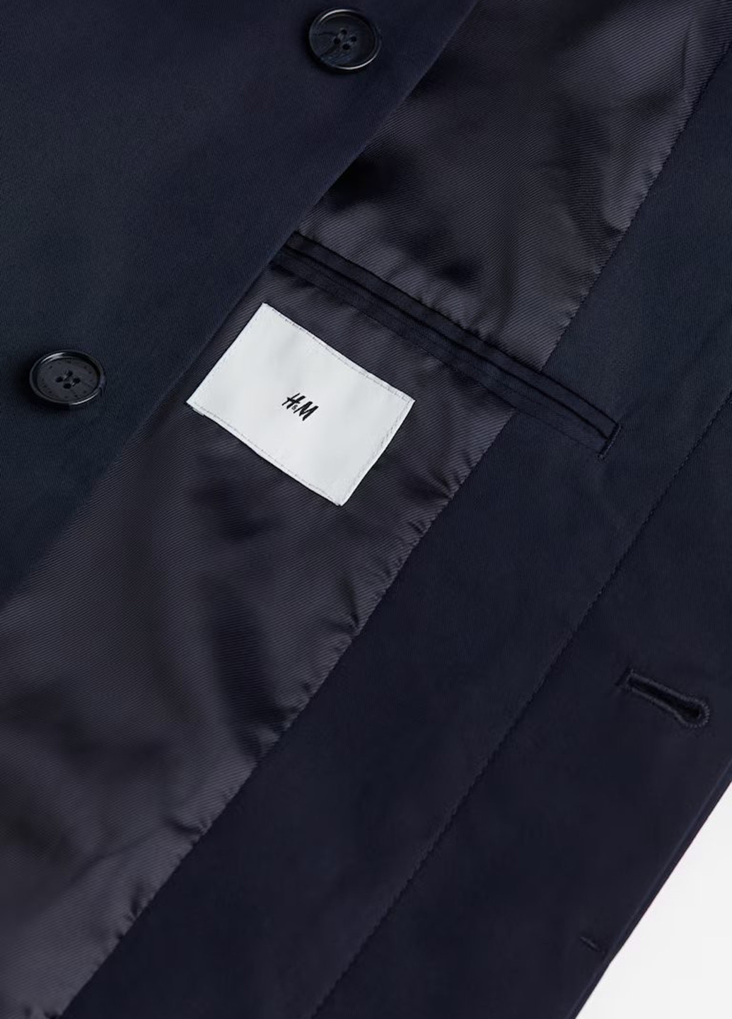 Плащ H&M на гудзиках прямий (354516295)