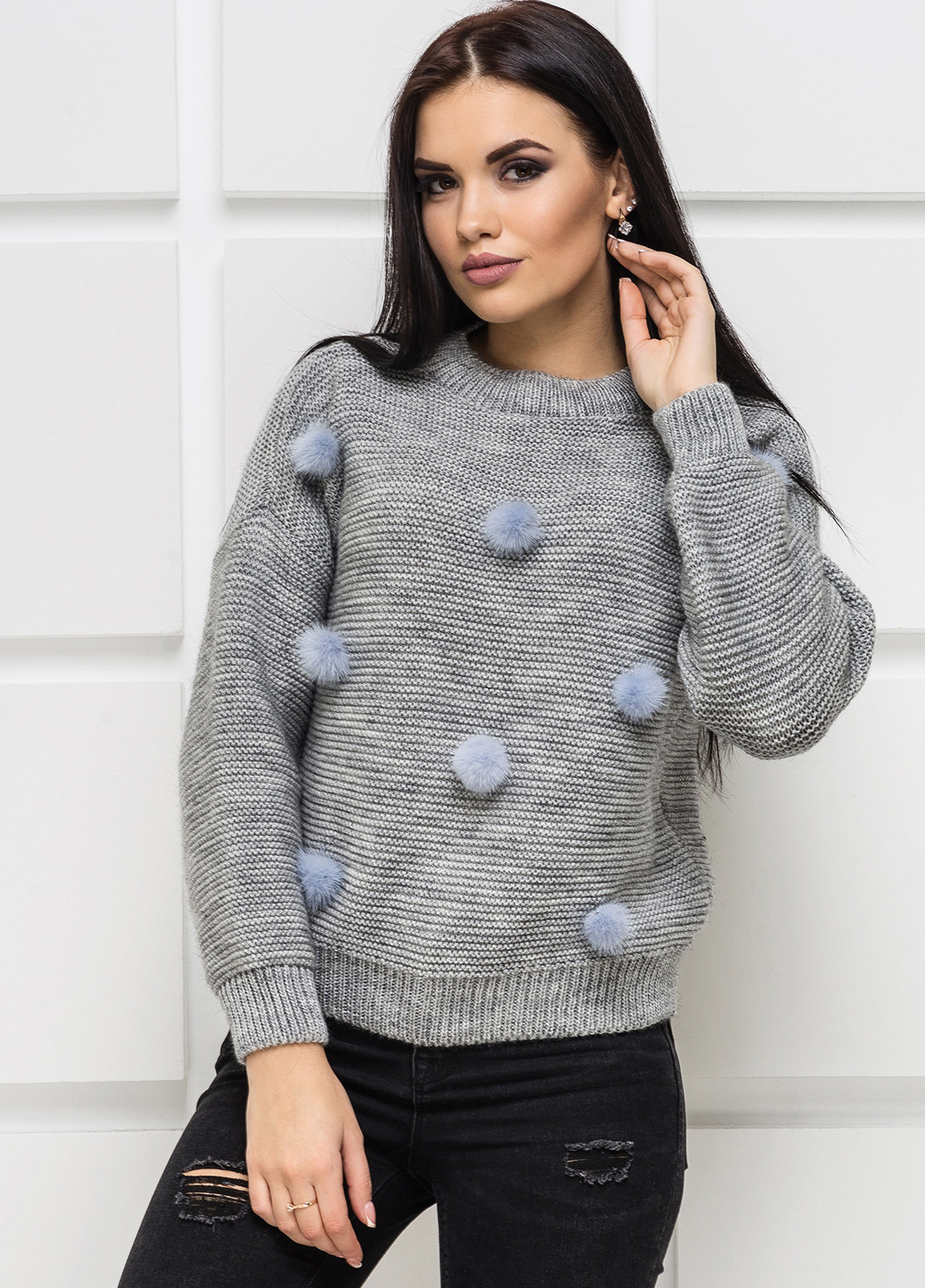 Сірий світшот Larionoff (28414623)