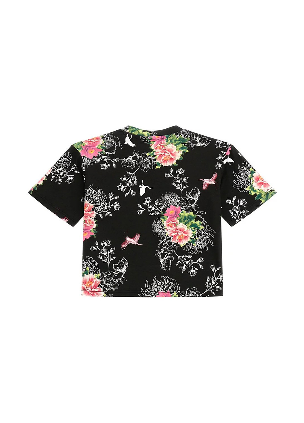 Черная летняя футболка Guess