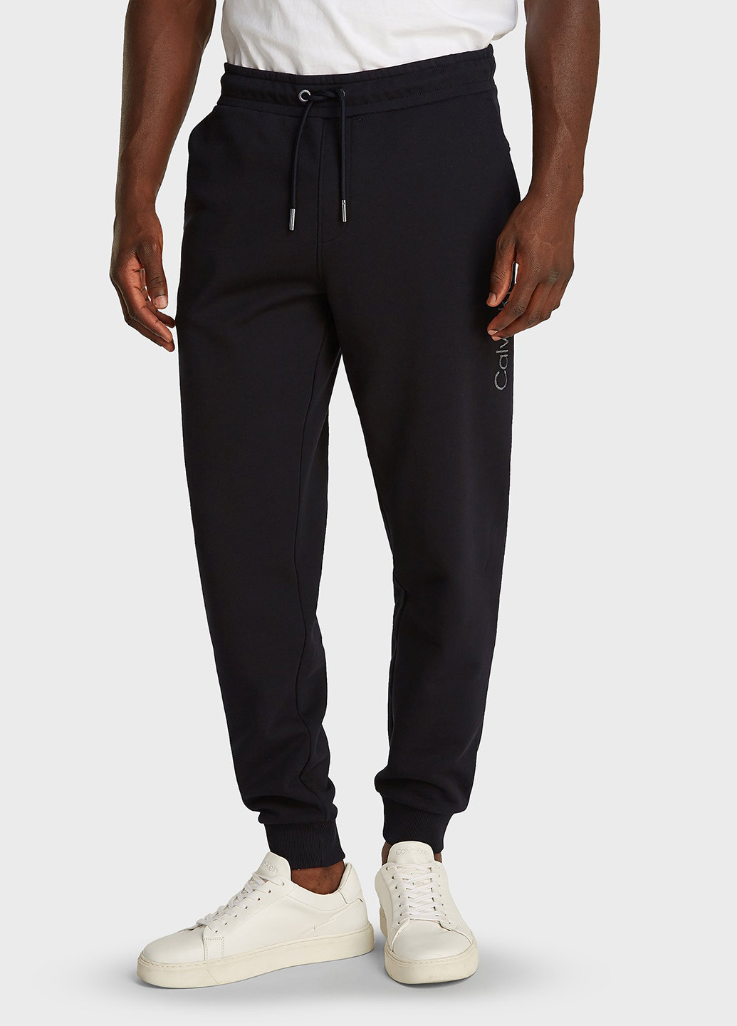 Черные спортивные, кэжуал демисезонные джоггеры брюки Calvin Klein