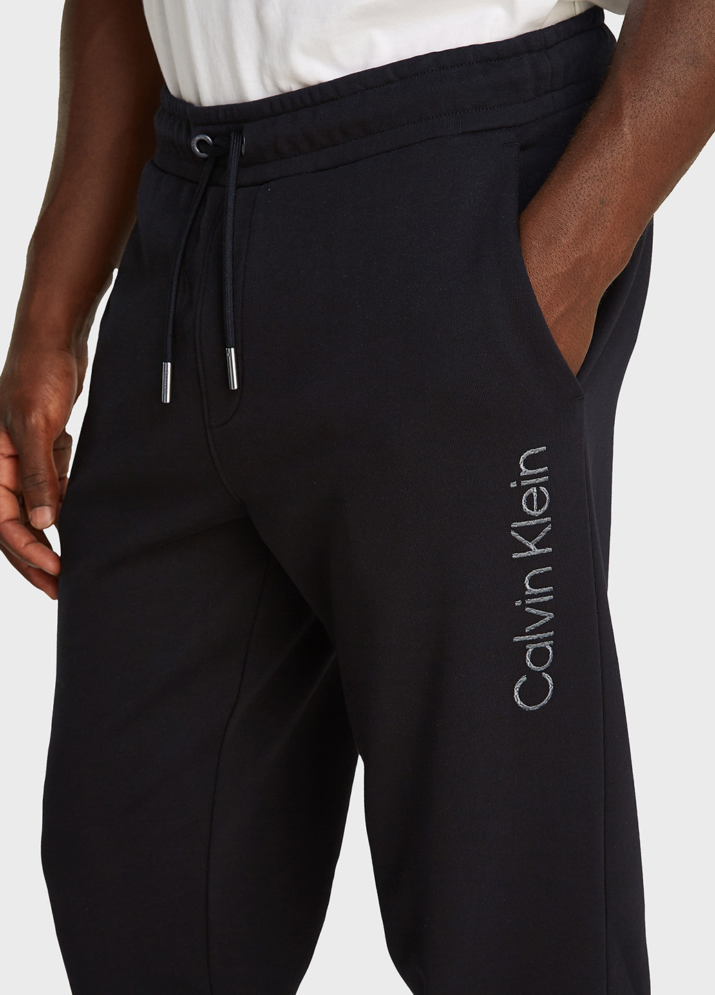 Черные спортивные, кэжуал демисезонные джоггеры брюки Calvin Klein
