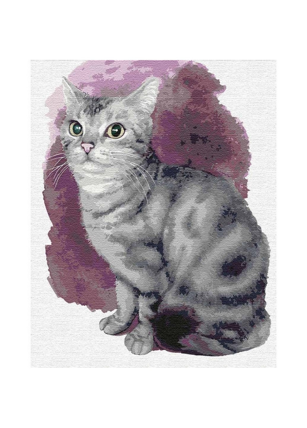 Картина по номерам "Маленький котенок" 40х50 см KHO4187 Идейка (197531570)