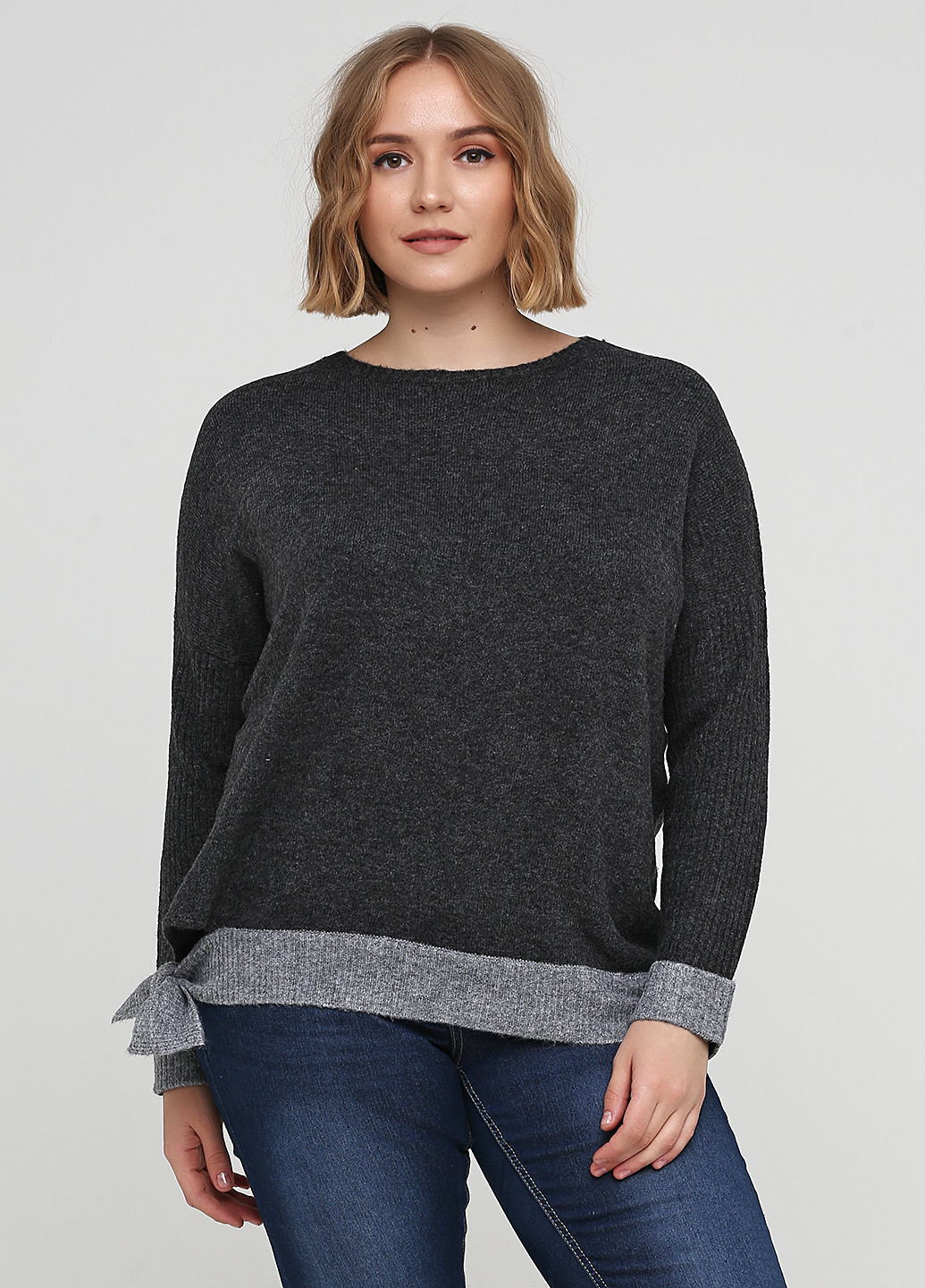 Черный демисезонный джемпер джемпер Louise Orop