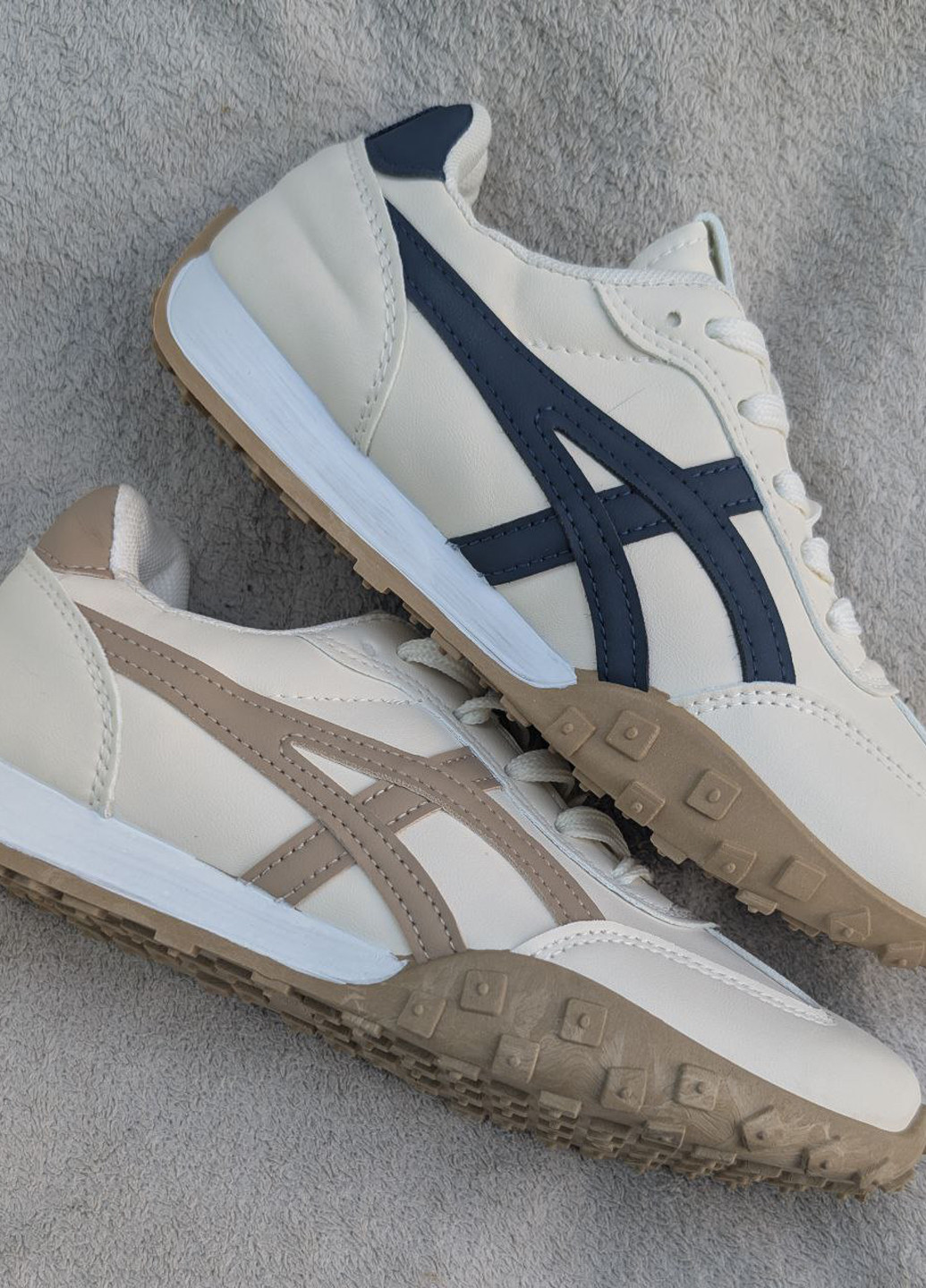 Бежевые кеди No Brand