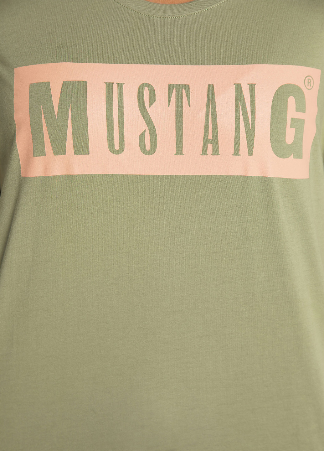 Оливкова літня футболка Mustang