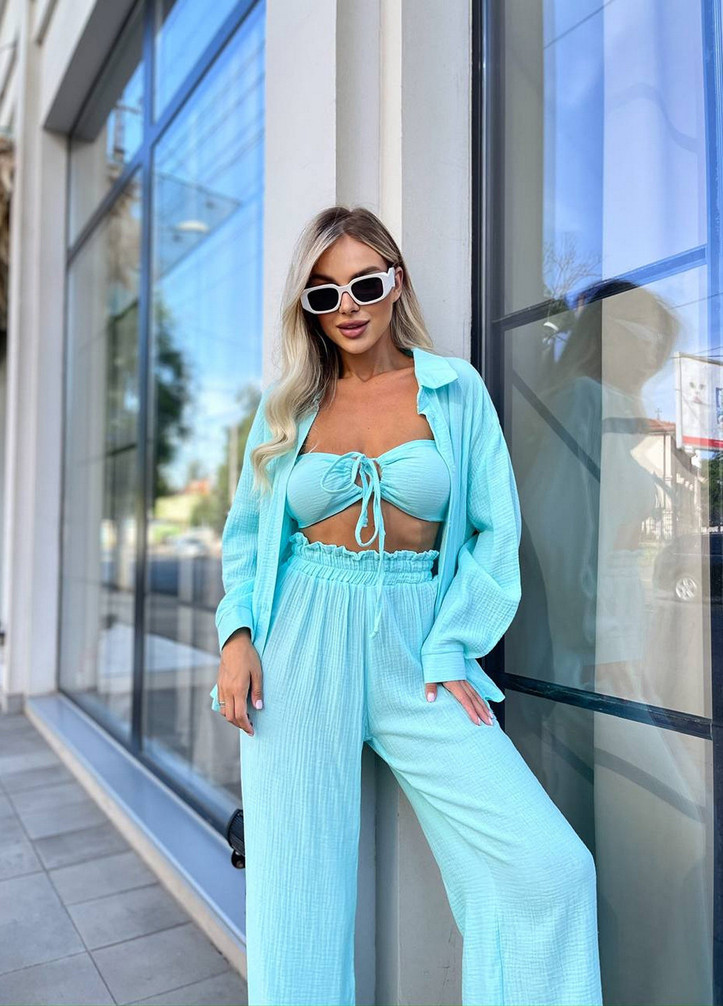 Костюм (топ, сорочка, штани) NOVA VEGA (346420849)