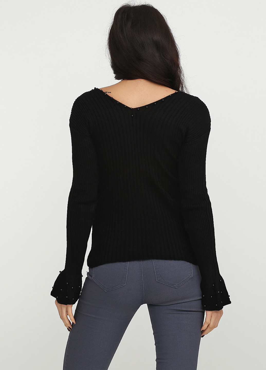 Черный демисезонный пуловер пуловер Babylon